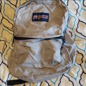 Vintage Jansport Backpack Grey